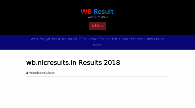wb.nicresults.in