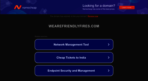 wearefriendlyfires.com
