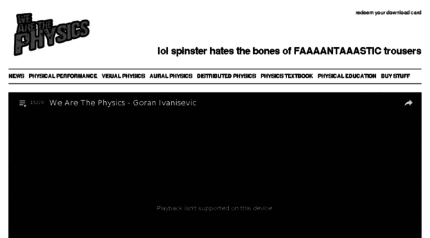 wearethephysics.com
