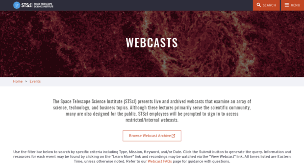 webcast.stsci.edu