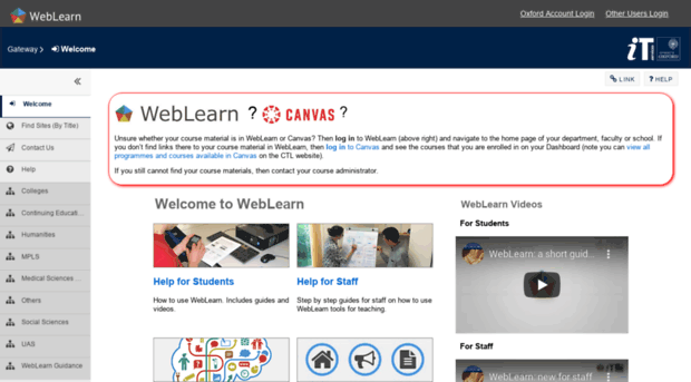 weblearn.ox.ac.uk