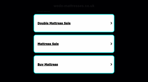 wedo-mattresses.co.uk