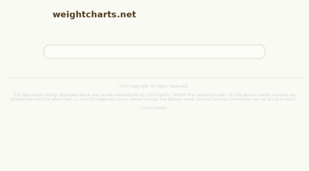 weightcharts.net