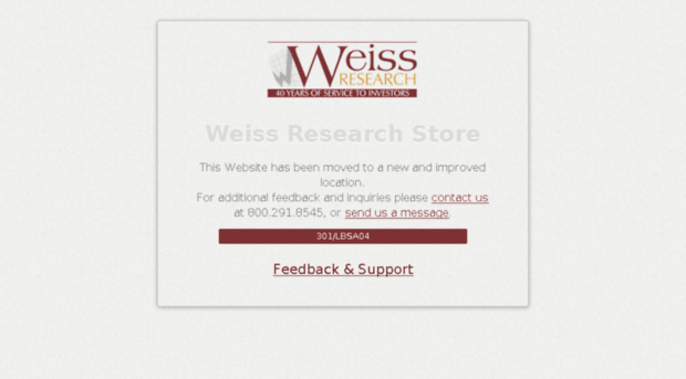 weissresearchstore.com