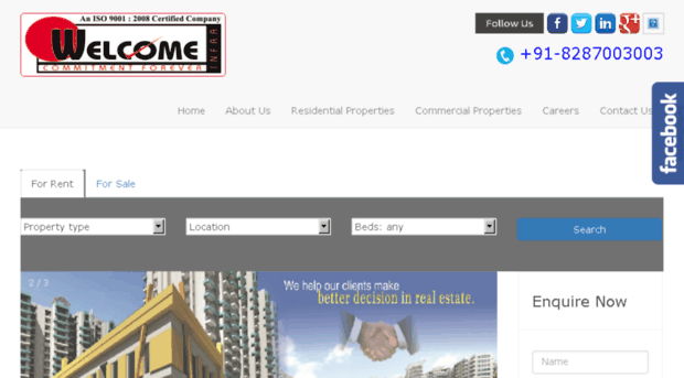 welcomeinfraestate.net