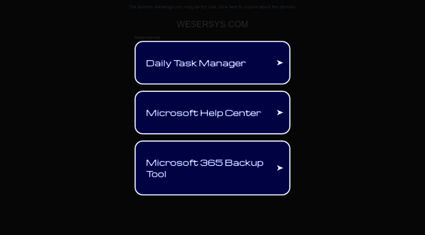 wesersys.com
