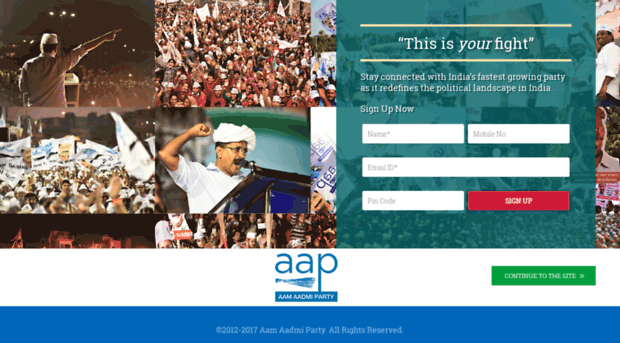 westbengal.aamaadmiparty.org