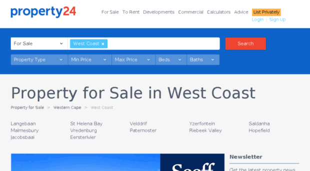 westcoastpropertyforsale.co.za