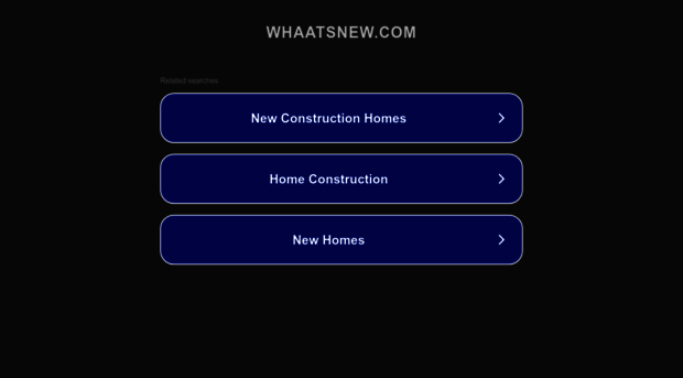 whaatsnew.com