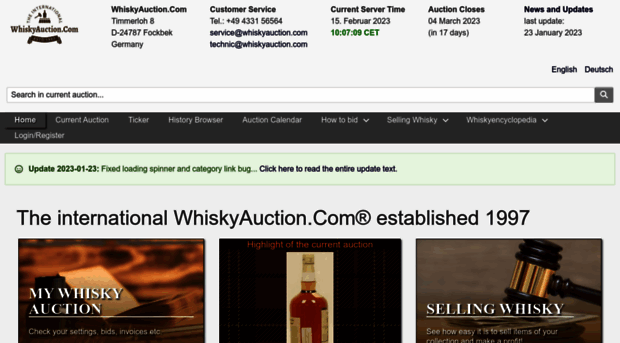 whiskyauctionhistory.com