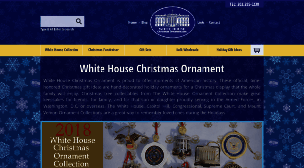 whitehousechristmasornament.com