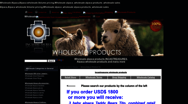 wholesale-alpaca.incastreasures.com