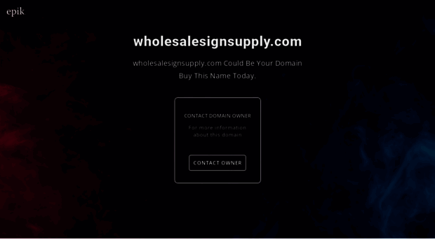 wholesalesignsupply.com