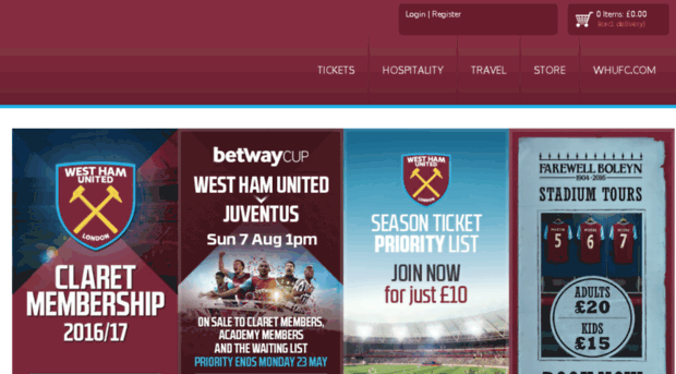 whufcboxoffice.com