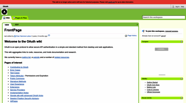 wiki.oauth.net