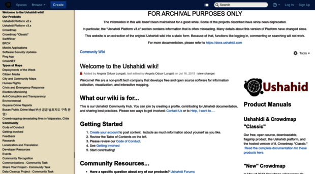wiki.ushahidi.com