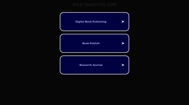 wileymaestro.com
