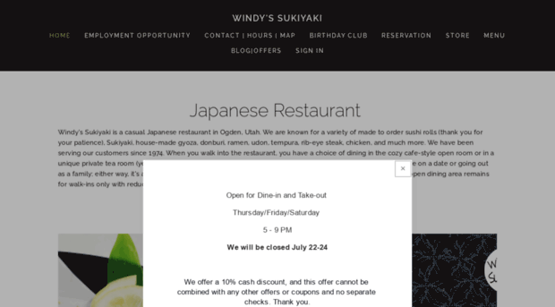 windyssukiyaki.com