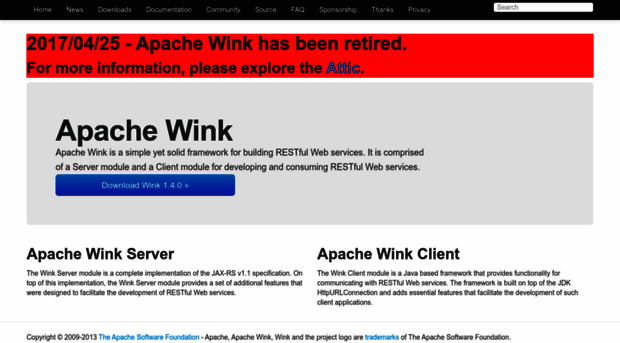 wink.apache.org