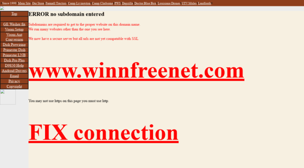 winnfreenet.com