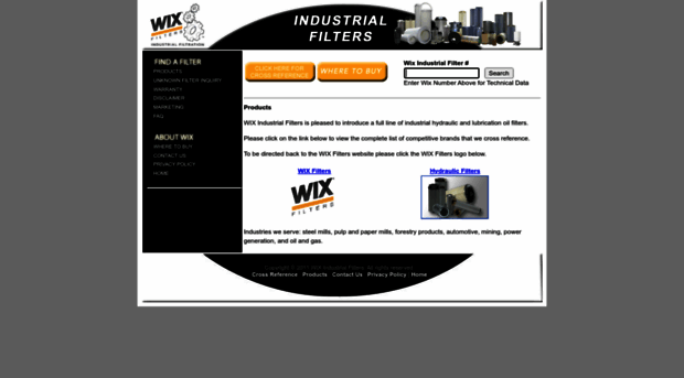wixindustrialfilters.com
