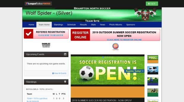 wolfspider.bramptonnorthsoccer.com
