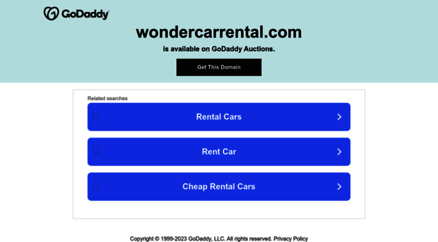 wondercarrental.com