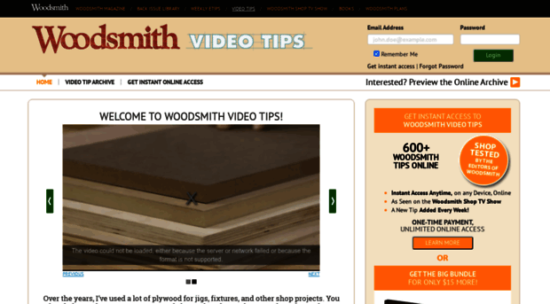 woodsmithvideotips.com