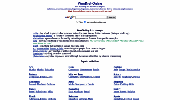 wordnet-online.com