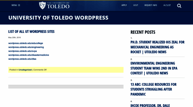 wordpress.utoledo.edu