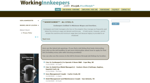 workinginnkeepers.com