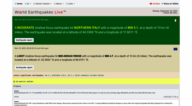 world-earthquakes.com