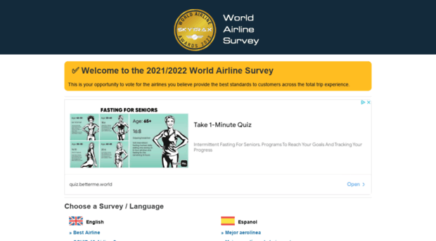 worldairlinesurvey.com