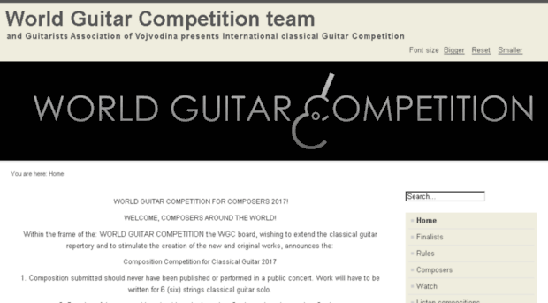 worldguitarcompetition.com