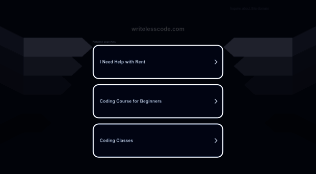 writelesscode.com