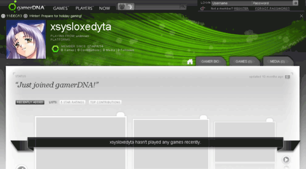 xsysloxedyta.gamerdna.com
