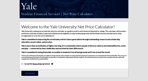 yale.studentaidcalculator.com