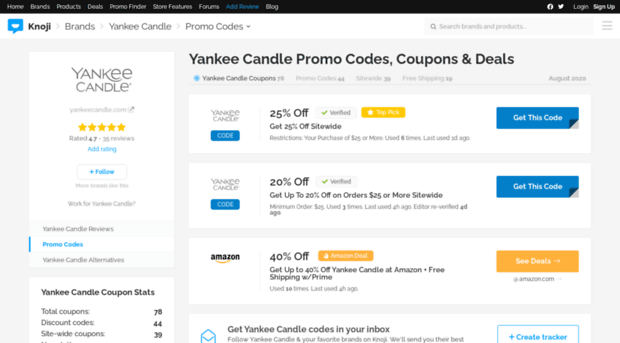 yankeecandle.bluepromocode.com