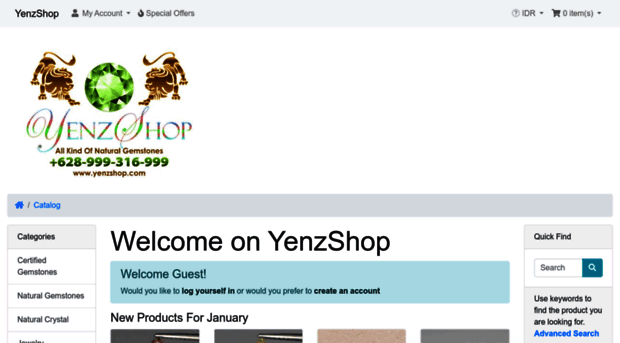 yenzshop.com