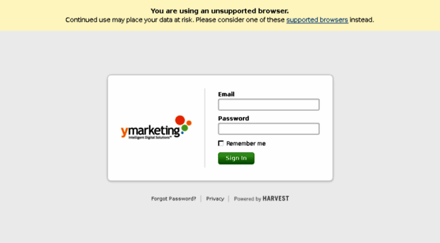 ymarketing.harvestapp.com