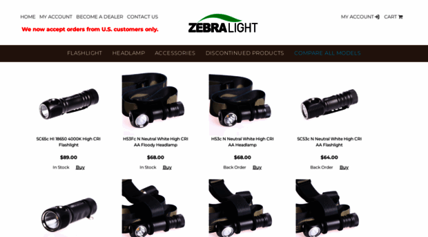 zebralight.3dcartstores.com