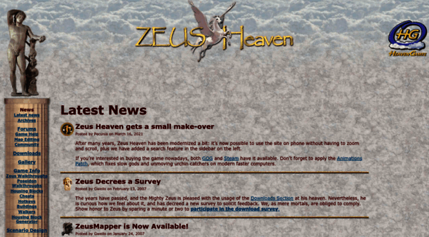 zeus.heavengames.com