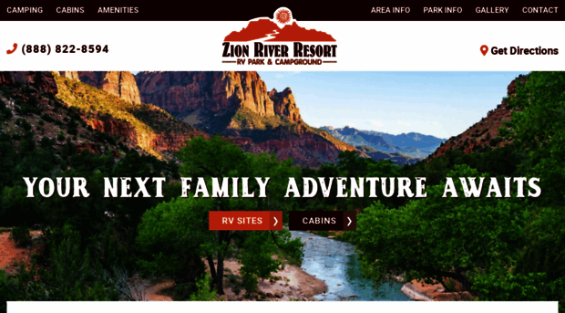 zionriverresort.com
