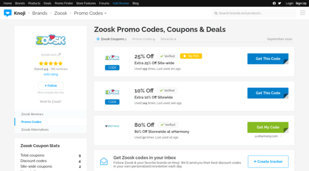 zoosk.bluepromocode.com