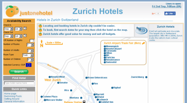 zurich-hotels.co.uk